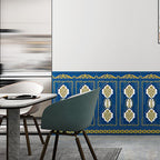 3D embossed wall panel Glam style waterproof wall panel for the living room