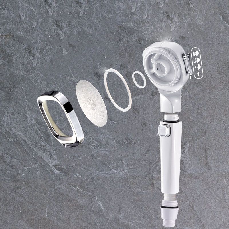 4-Stage Pressure Shower Head One-Button Water Stop Handheld Shower Head