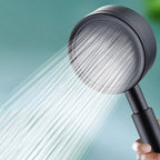 Contemporary shower combination hand shower with round shape