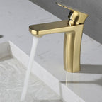Square 1-Handle Basin Faucet 1 Hole Basin Faucet