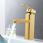Basin mixer bathroom single lever low arch washbasin tap