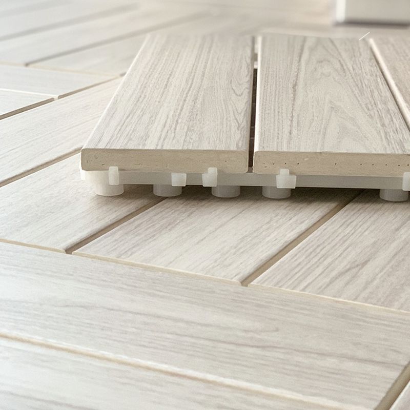 Ground Patio Square Stripe Composite Waterproof Deck Board