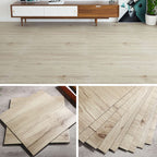 Modern Vinyl Floor Wood Look Peel and Stick Hand-Scraped PVC Floor
