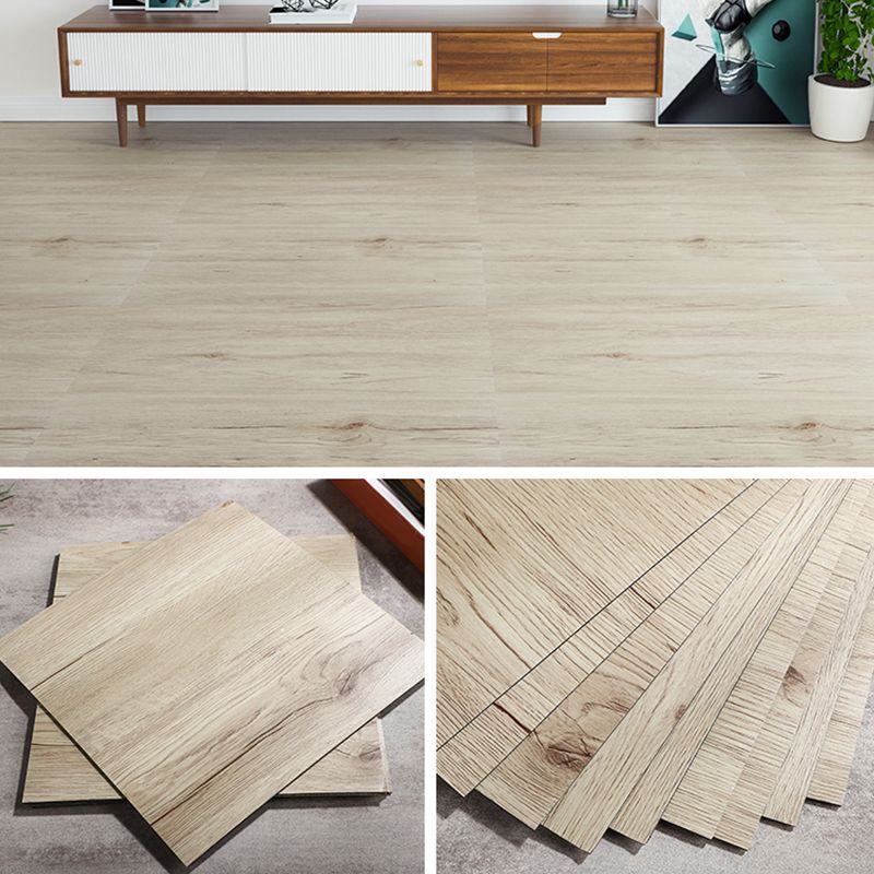 Modern Vinyl Floor Wood Look Peel and Stick Hand-Scraped PVC Floor