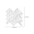 Modern Peel and Stick Backsplash Wall Tile PVC Peel & Stick Field Tile