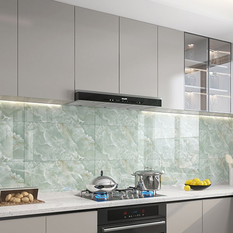 Modern Peel and Stick Tile PVC Rectangular 10 Pack Peel & Stick Field Tile for the Kitchen