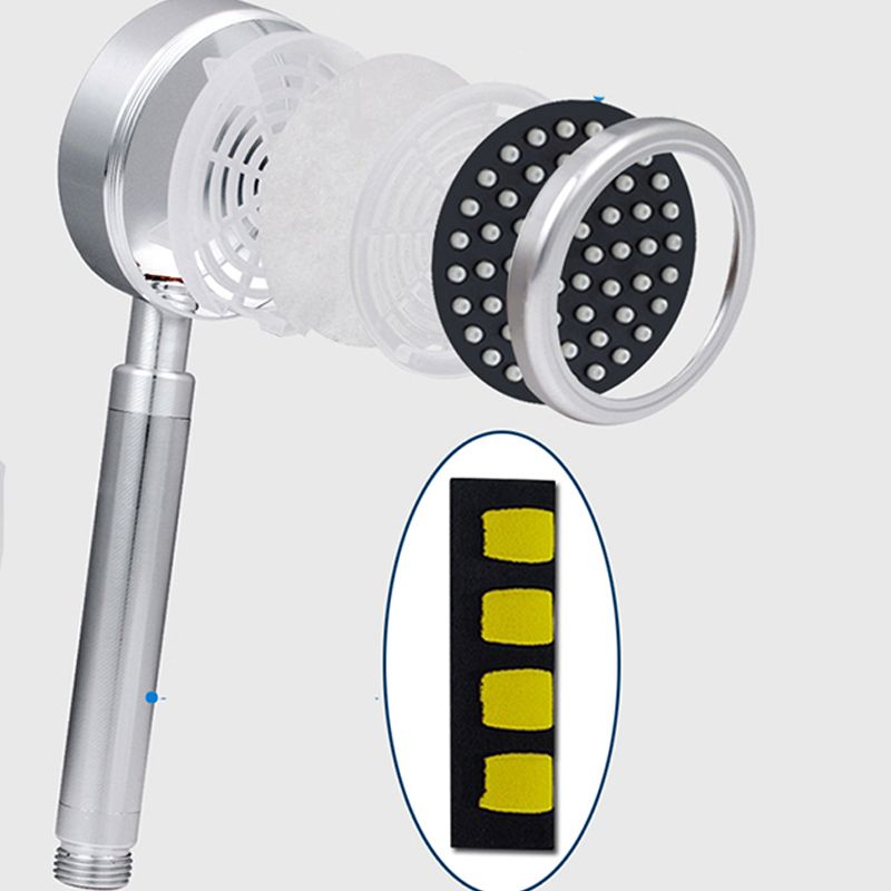 Modern Aluminum Hand Shower Water Efficient Wall Mounted Hand Shower