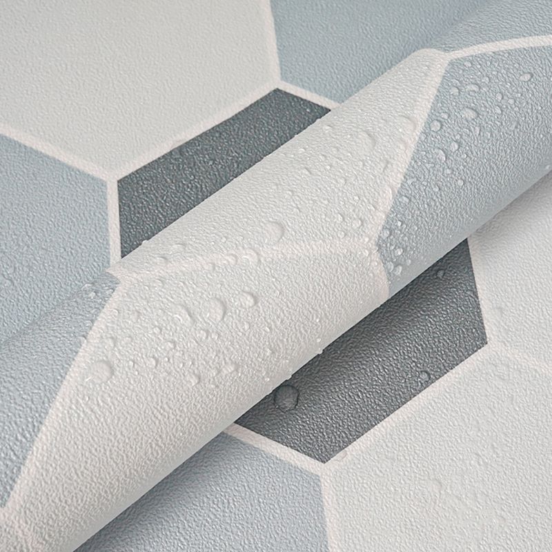 Modern PVC floor tiles with diamond pattern, self-adhesive vinyl floor planks