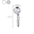 Modern Shower Head Adjustable Spray Pattern Rotatable Round Hand Shower