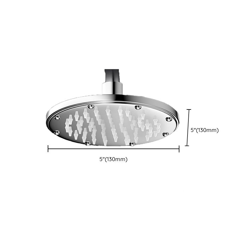 Contemporary Shower Head Combination Polished Stainless Steel Ceiling Mounted Shower Head