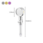 Modern Shower Head Handheld Shower Head Plastic Wall Mount Round Shower Head Combo