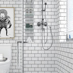 Modern mosaic tile for peeling and sticking for the bathroom backsplash