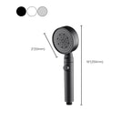 Plastic handheld shower wall-mounted shower head with adjustable spray pattern