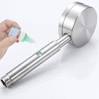Round Water Filtration Handheld Shower Medium Flow Stainless Steel Handheld Shower
