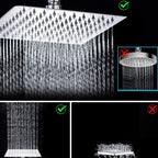 Silver Dual Shower Head 3 Settings Medium Flow Wall Mounted Shower Head