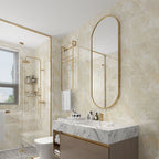 12" x 24" marbling single plate waterproof backsplash wall tile for bathroom