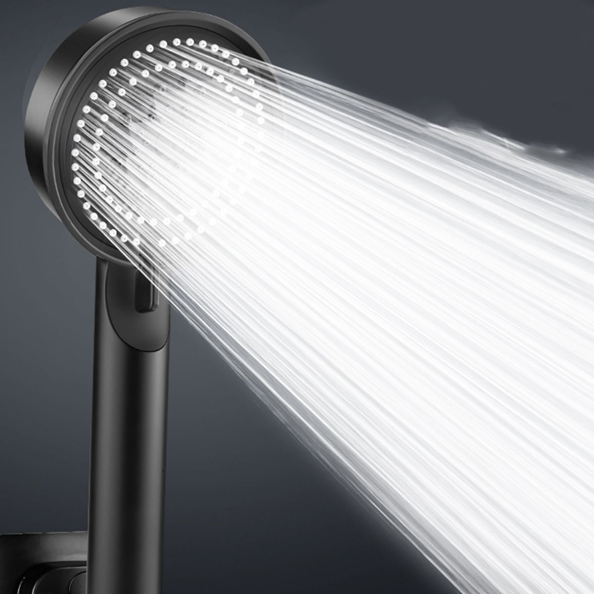 Round Hand Shower Adjustable Spray Pattern Wall Mounted Shower Head