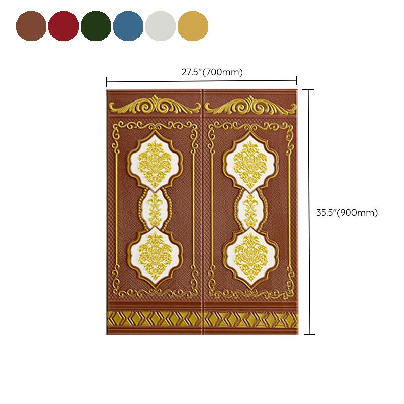 3D embossed wall panel Glam style waterproof wall panel for the living room