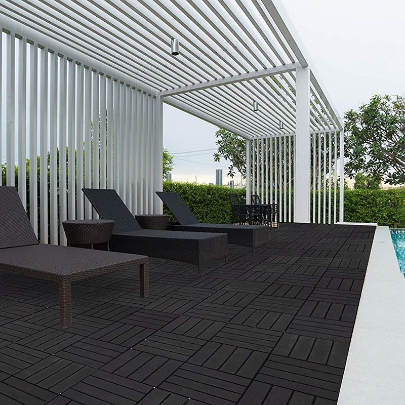 4-Slat 12" X 12" PVC Floor Tiles Connection Installation Floor Tiles