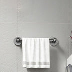 2-piece modern bathroom accessory set metal slipper rack/towel bar