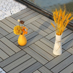 Deck Plank drilled hardwood tiles exterior flooring