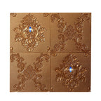 Glam Style Foam Wall Panel Living Room 3D Embossed Waterproof Wall Panel