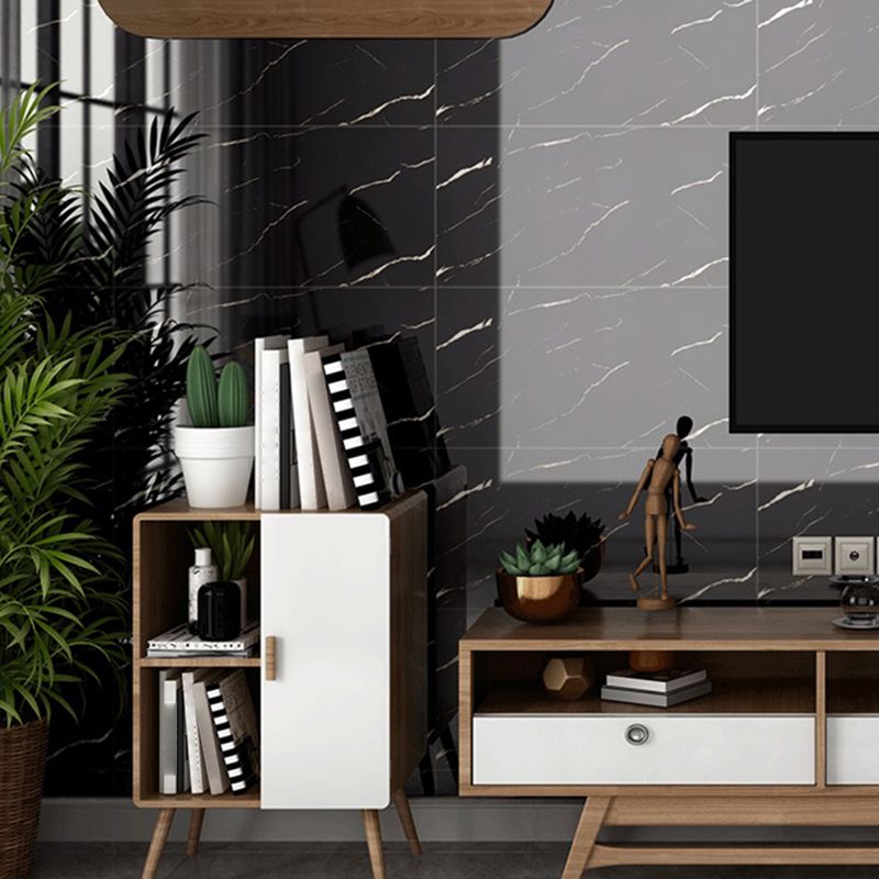 Modern Peel and Stick Back Wall Tiles Rectangular Home Depot Peel and Stick Tiles