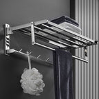 Modern Bathroom Set Stainless Steel Bathroom Shelf Paper Holder Bathroom Accessory Set