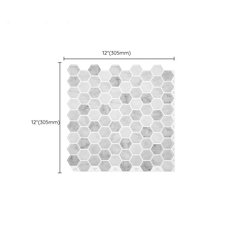 Mosaic tiles for peeling and sticking Modern style wallpaper with square shape