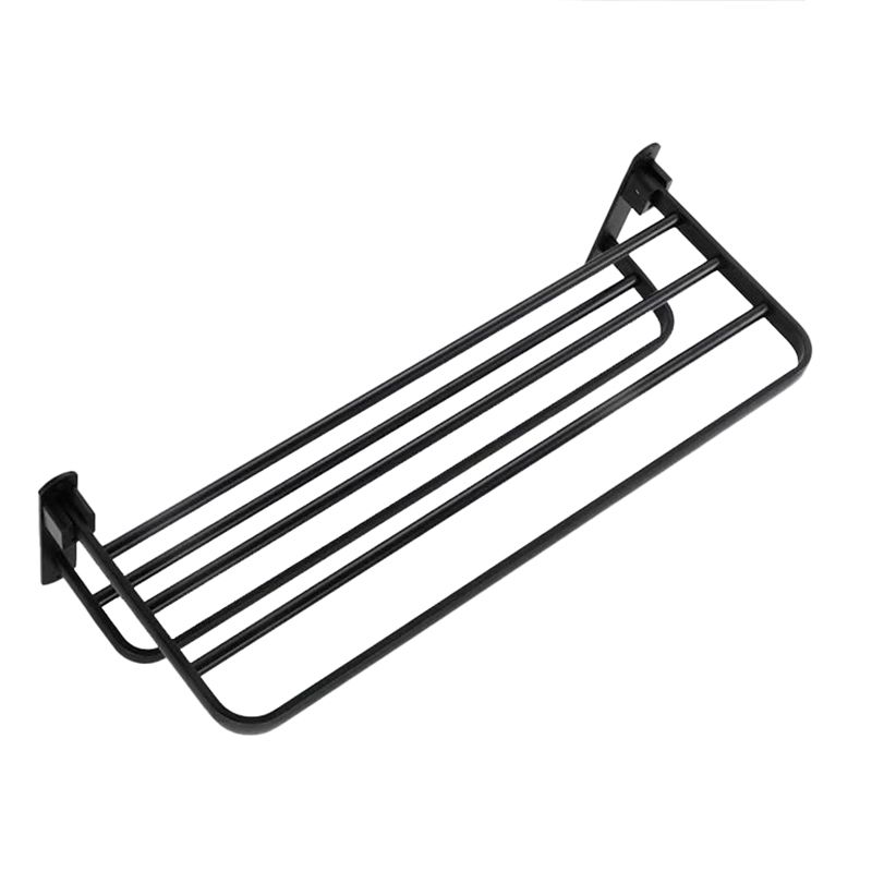 Modern Bathroom Accessories Set Towel Holder Black Soap Dish Bath Accessories Set