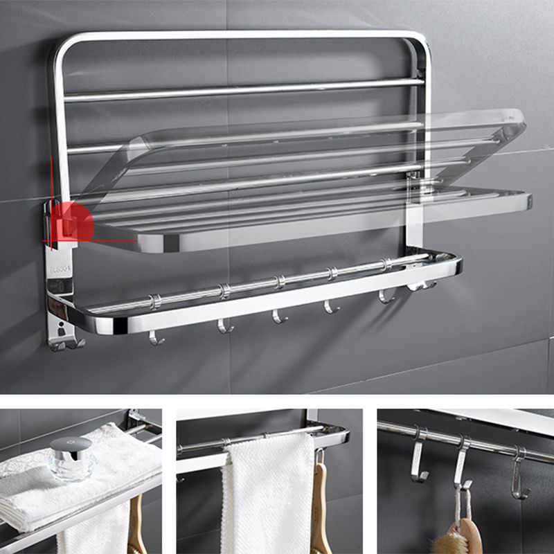 Contemporary Metal Bathroom Accessories Single Piece or as Set with Paper Holder