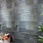Industrial Wall Plank 3D Brick Bathroom Living Room Wall Panel Set of 1