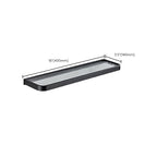 Modern Classic Bathroom Accessories Set in Stainless Steel Matte Black Bathrobe Hook/Towel Ring Bar