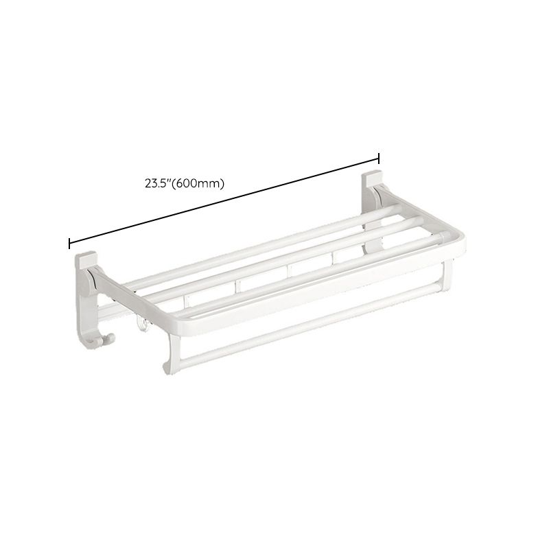 Modern Bathroom Hardware Set Towel Bar White Bath Shelf Bathroom Hardware Set