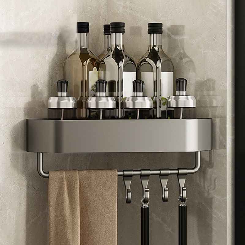 Adhesive holder metal bathroom accessories single piece or in set with bathroom shelf
