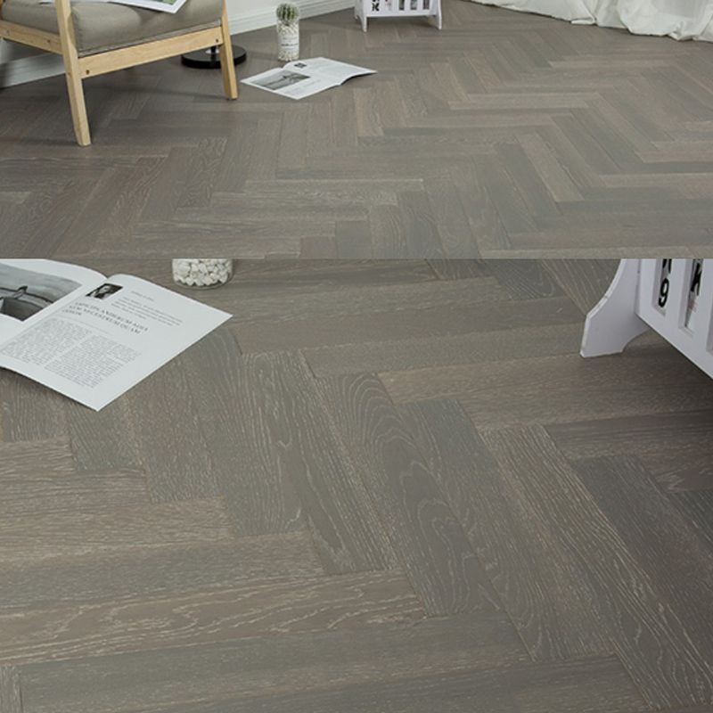 Traditional Wood Tiles Wire Brushed Parquet Click Lock Wood Floor Panels