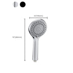 Modern Handheld Shower Head High Flow 5 Spray Patterns Wall Mounted Shower Head