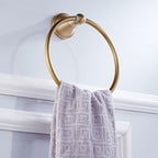 Metal Bathroom Set 4-Piece Traditional Style Gold Bathroom Hardware Set