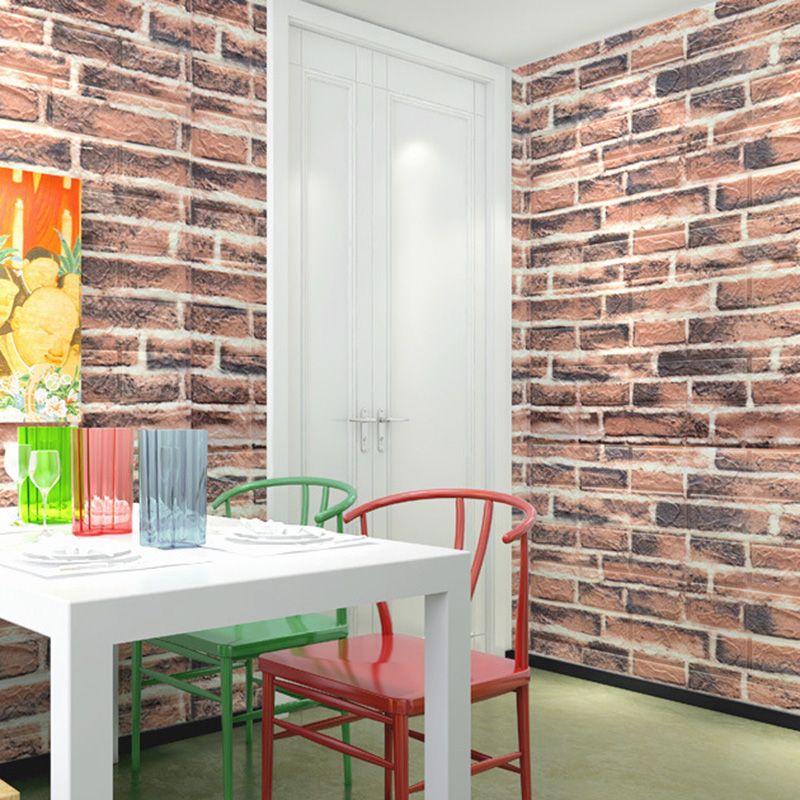 Farmhouse Wall Panel 3D Brick Bedroom and Living Room Wall Panels Set of 2