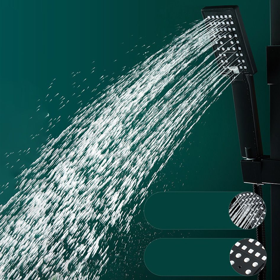 Adjustable Spray Sample Shower Combination Metal Shower Fitting Arm Shower Head with Slip Bar