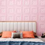 Glam Cord Access Panel PVC Self-Adhesive 3D Embossing Waterproof Wall Panel