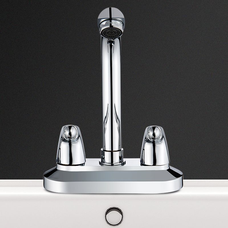 2-Handle Modern Vessel Sink Faucet Three-Way Bathroom Faucet