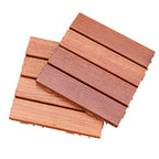 Classic Terrace Decking Natural Wood Waterproof Smooth Outdoor Flooring