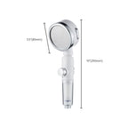 Modern Handheld Showerhead Silver Round Standard Showerheads