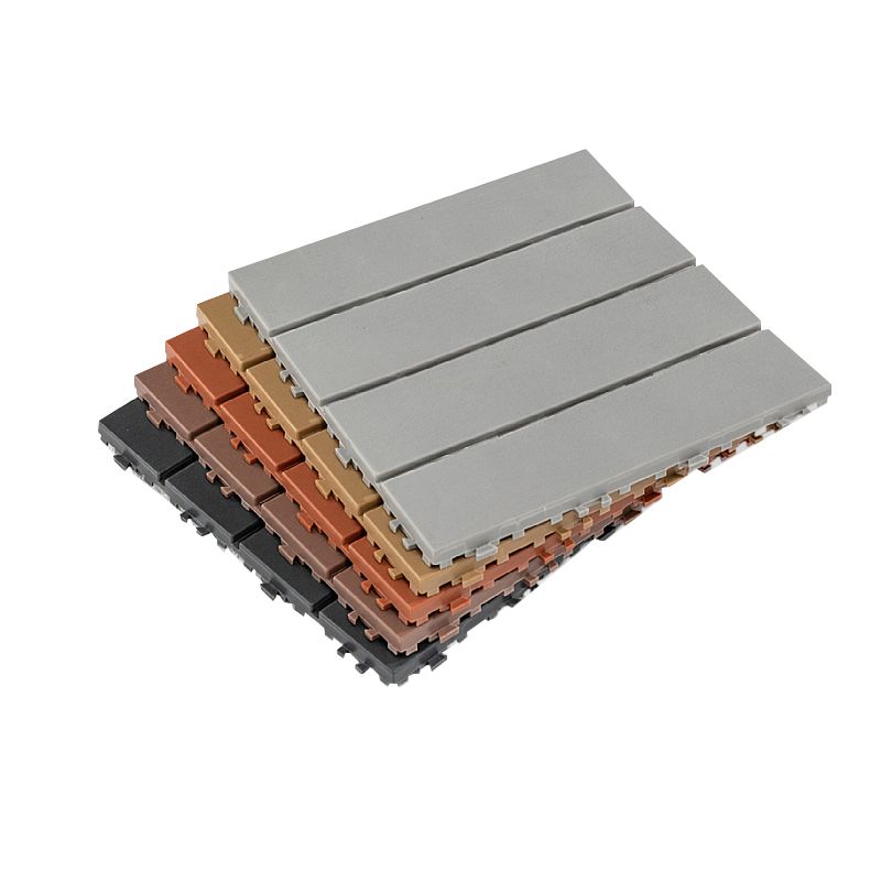 Modern Style WPC Flooring Corrosion Resistant Square Wood Floor