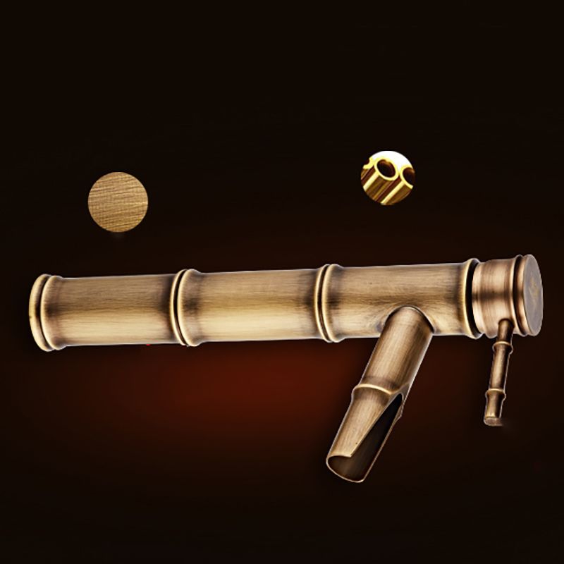 Brass Country Basin Tap Single Hole Sink Faucet for Bathroom