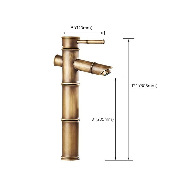 A hole water tap country sink bathroom faucet with single lever handle