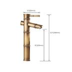 A hole water tap country sink bathroom faucet with single lever handle
