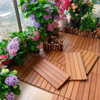 Outdoor Patio Water-Repellant Composite Wood Click Decking Board
