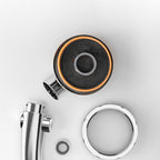Modern Handheld Showerhead 3 Streams Metal Round Showerheads